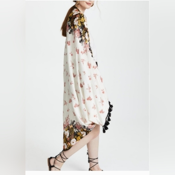 Free People Intimately Free Women's Bali Wrap Floral Kaftan One Size - Picture 1 of 13